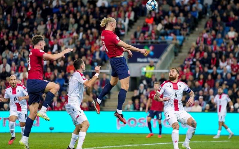 哈兰德进球帮助挪威继续2024年欧洲杯